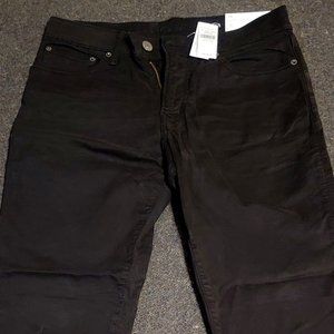 NWT American Eagle Outfitters Slim Straight Fit Flex Stretch Black Jeans 31 x 30